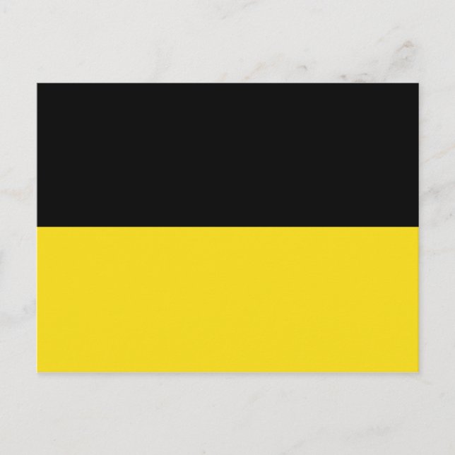 Carte Postale Drapeau du Bade-Wurtemberg (État allemand) (Devant)