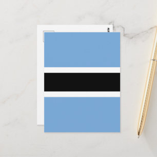 Carte Postale Drapeau du Botswana