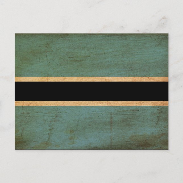 Carte Postale Drapeau du Botswana (Devant)
