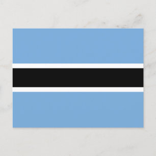Carte Postale Drapeau du Botswana
