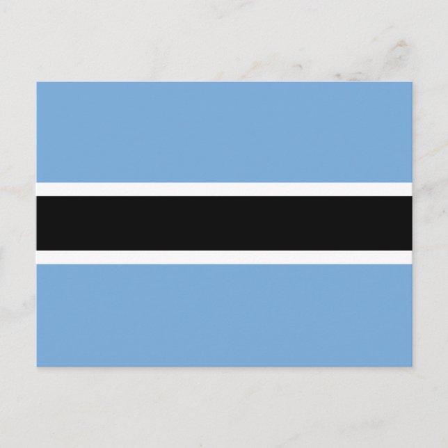 Carte Postale Drapeau du Botswana (Devant)
