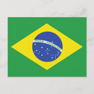 Carte Postale Drapeau du Brésil