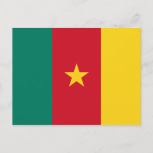 Carte Postale Drapeau du Cameroun