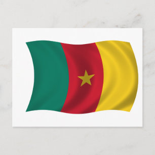 Carte Postale Drapeau du Cameroun