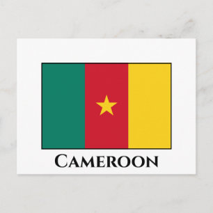 Carte Postale Drapeau du Cameroun
