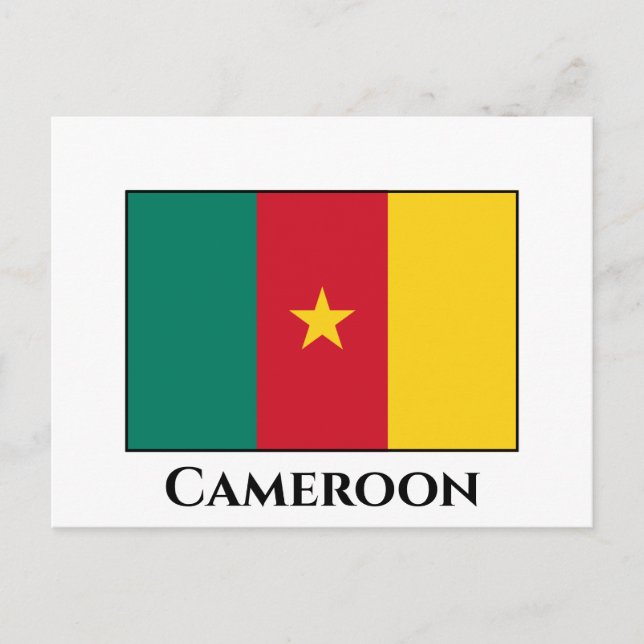 Carte Postale Drapeau du Cameroun (Devant)