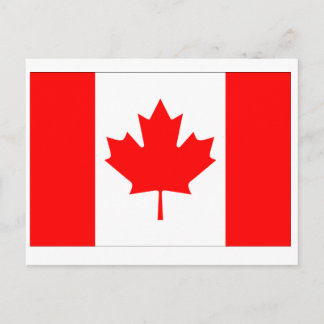 Carte Postale Drapeau du Canada
