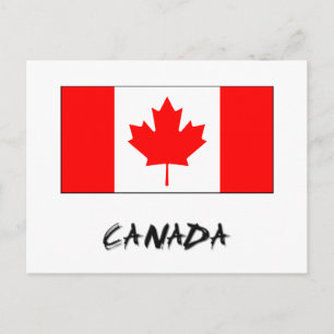 Carte Postale Drapeau du Canada