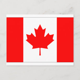 Carte Postale Drapeau du Canada