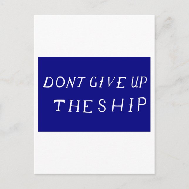 Carte Postale Drapeau du commodore Perry (Devant)