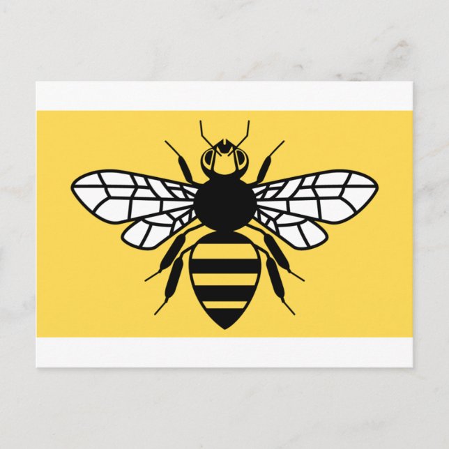 Carte Postale Drapeau du comté de Grand Manchester (Devant)