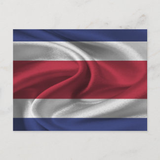 Carte Postale Drapeau du Costa Rica