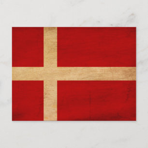 Carte Postale Drapeau du Danemark