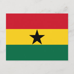 Carte Postale Drapeau du Ghana