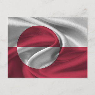 Carte Postale Drapeau du Groenland