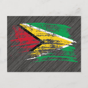 Carte Postale Drapeau du Guyana cool