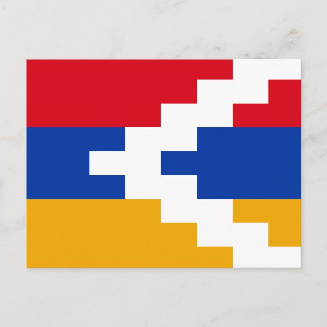 Carte Postale Drapeau du Haut-Karabagh (Devant)