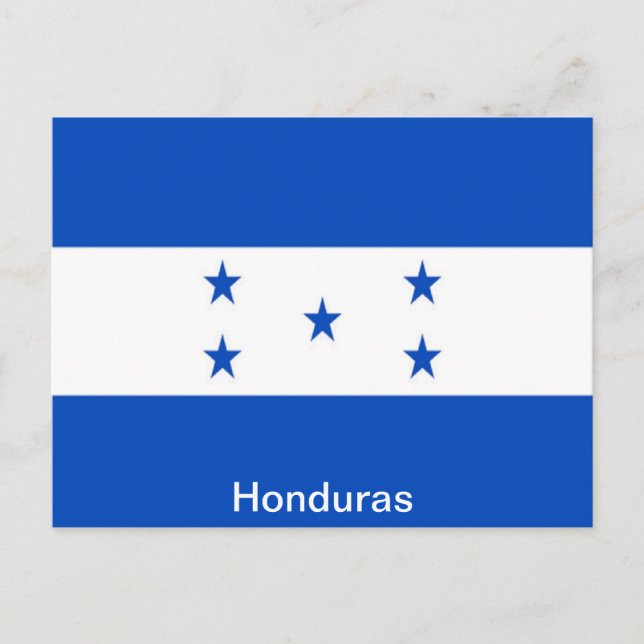 Carte Postale Drapeau du Honduras (Devant)
