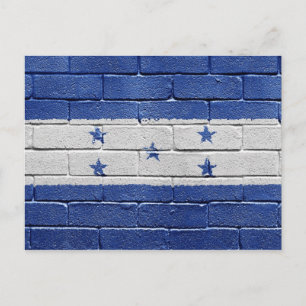 Carte Postale Drapeau du Honduras