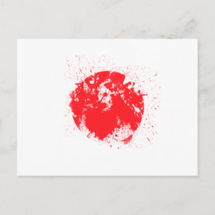 Carte Postale Drapeau du Japon