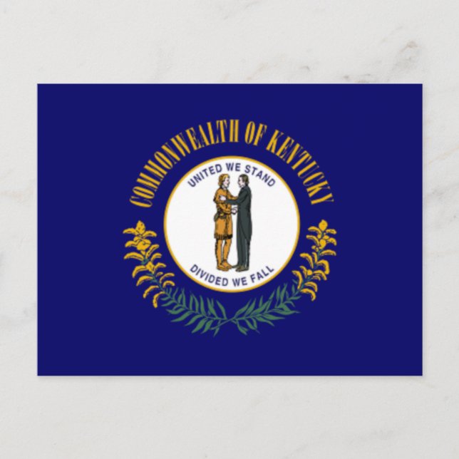 Carte Postale Drapeau du Kentucky (Devant)