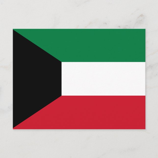Carte postale Drapeau du Koweït (Devant)