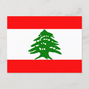 Carte Postale Drapeau du Liban