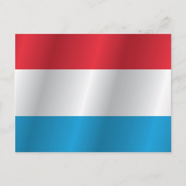 Carte Postale Drapeau du Luxembourg (Devant)