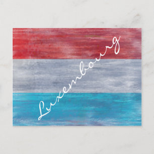 Carte Postale Drapeau du Luxembourg - Personnaliser