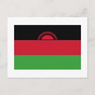 Carte Postale Drapeau du Malawi