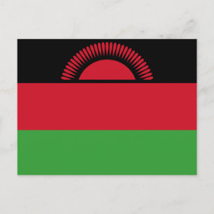 Carte Postale Drapeau du Malawi
