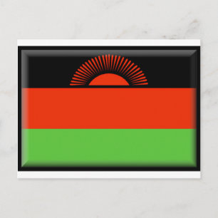 Carte Postale Drapeau du Malawi