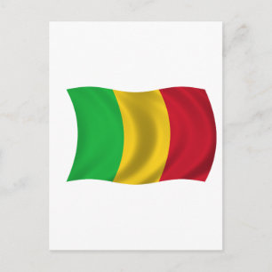 Carte Postale Drapeau du Mali