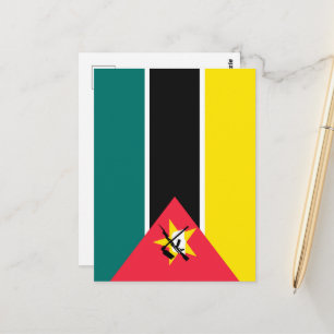 Carte Postale Drapeau du Mozambique