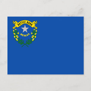 Carte Postale Drapeau du Nevada
