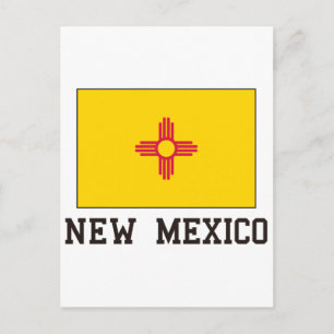 Carte Postale Drapeau du Nouveau-Mexique
