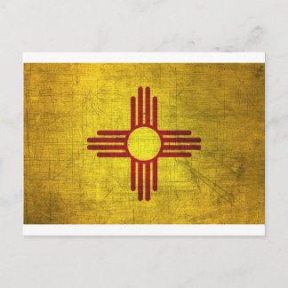Carte Postale Drapeau du Nouveau-Mexique