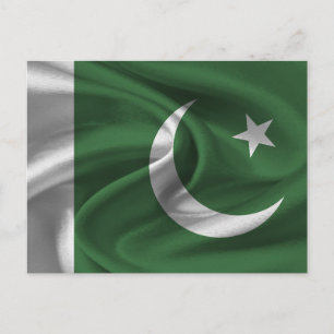 Carte Postale Drapeau du Pakistan