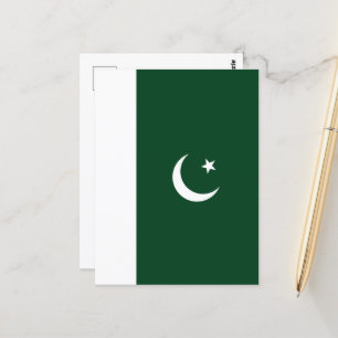Carte Postale Drapeau du Pakistan