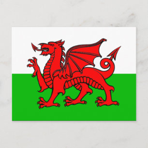 Carte Postale Drapeau du Pays de Galles