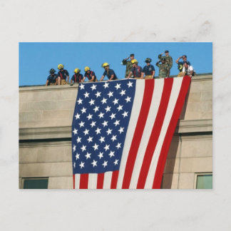 Carte Postale Drapeau du Pentagone 9/11