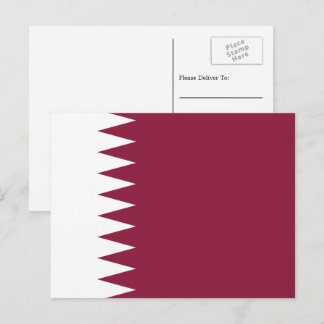 Carte Postale Drapeau du Qatar