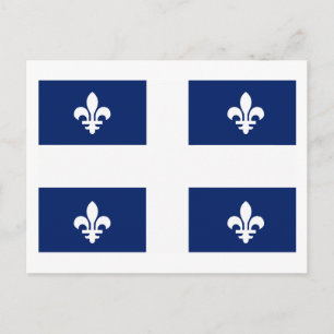 Carte postale Drapeau du Québec (province)