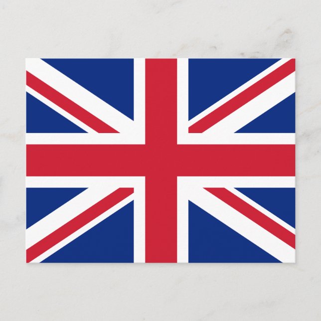 Carte postale drapeau du Royaume-Uni (Devant)