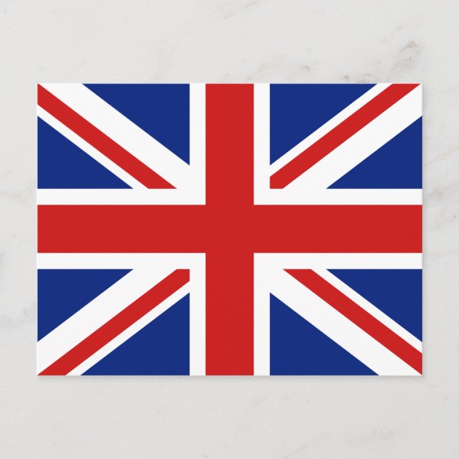 Carte postale drapeau du Royaume-Uni (Devant)
