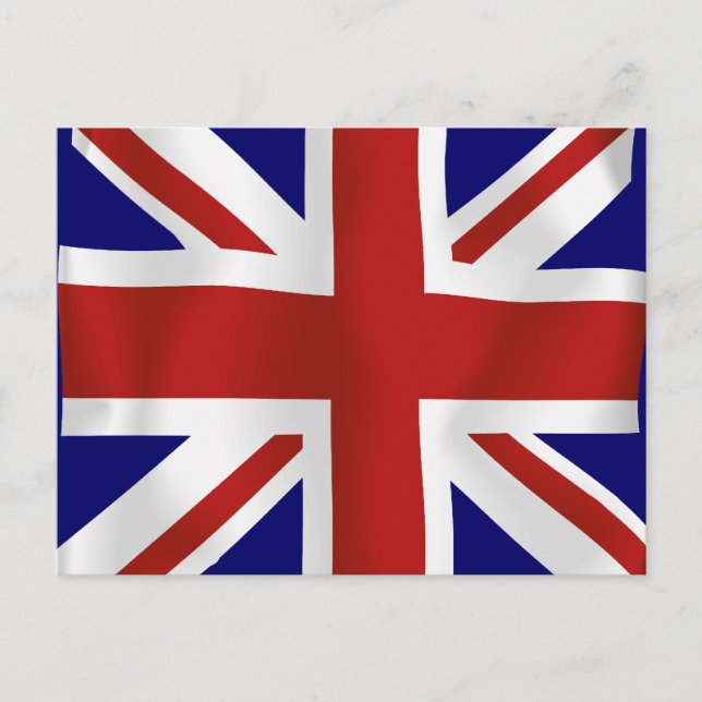 Carte Postale Drapeau du Royaume-Uni #2 (Devant)