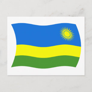 Carte postale Drapeau du Rwanda
