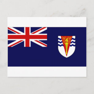 Carte Postale Drapeau du territoire antarctique britannique