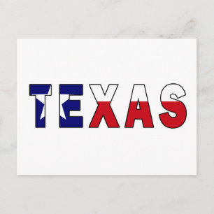 Carte Postale Drapeau du Texas