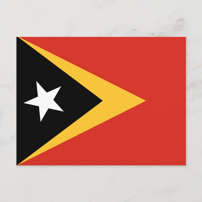 Carte Postale Drapeau du Timor oriental (Devant)